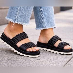 Sorel Women Roaming Ruched Slides